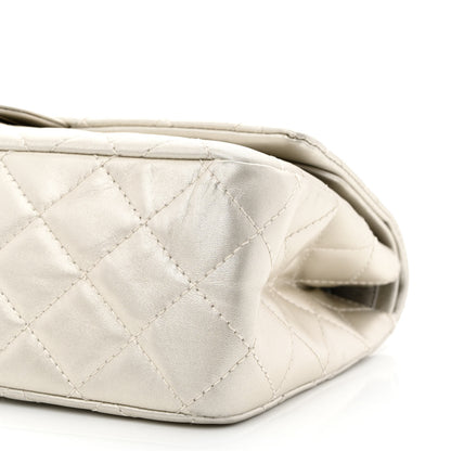 Chanel Metallic Lambskin Quilted 2.55 Reissue 227 Flap Silver 10 of 12