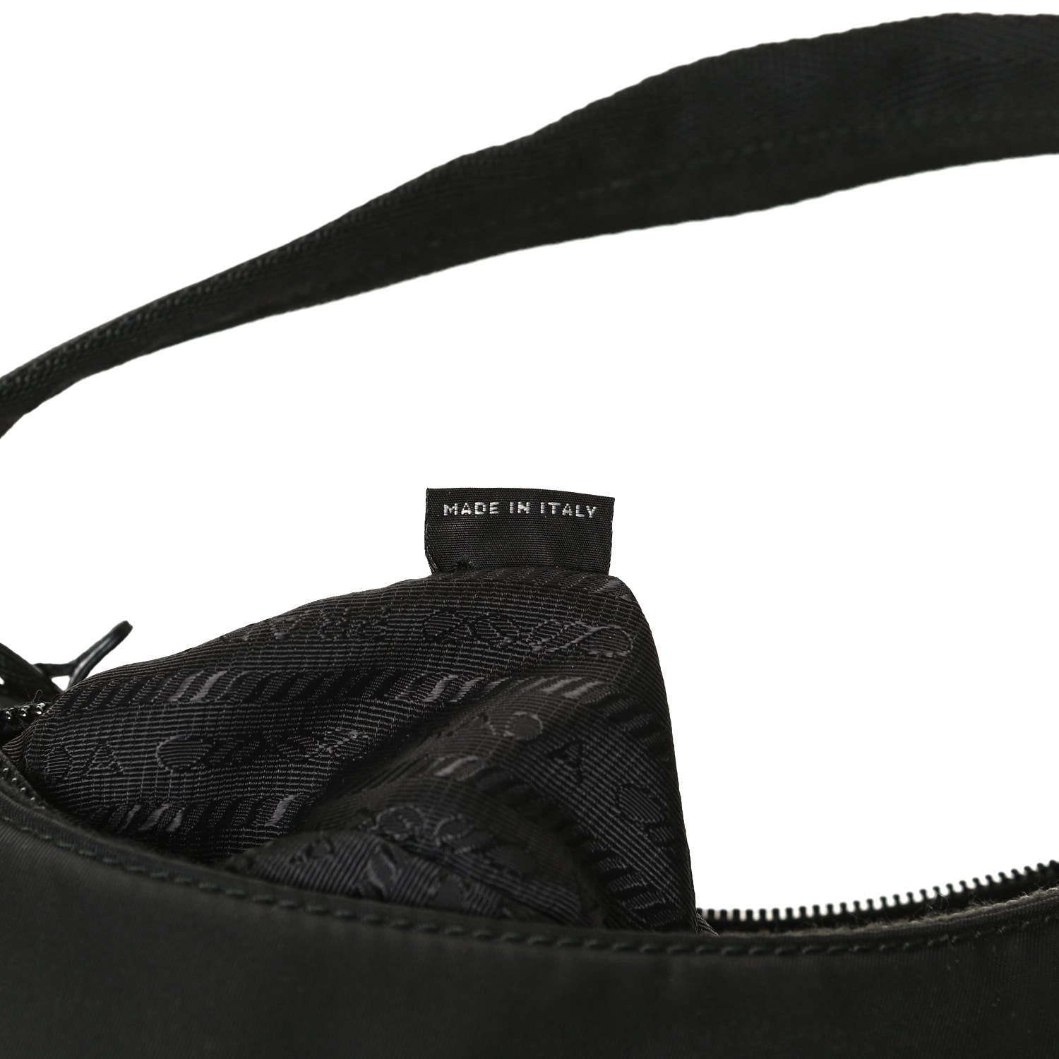 Prada Tessuto Nylon Mini Re-Edition 2000 Bag Black 9 of 12