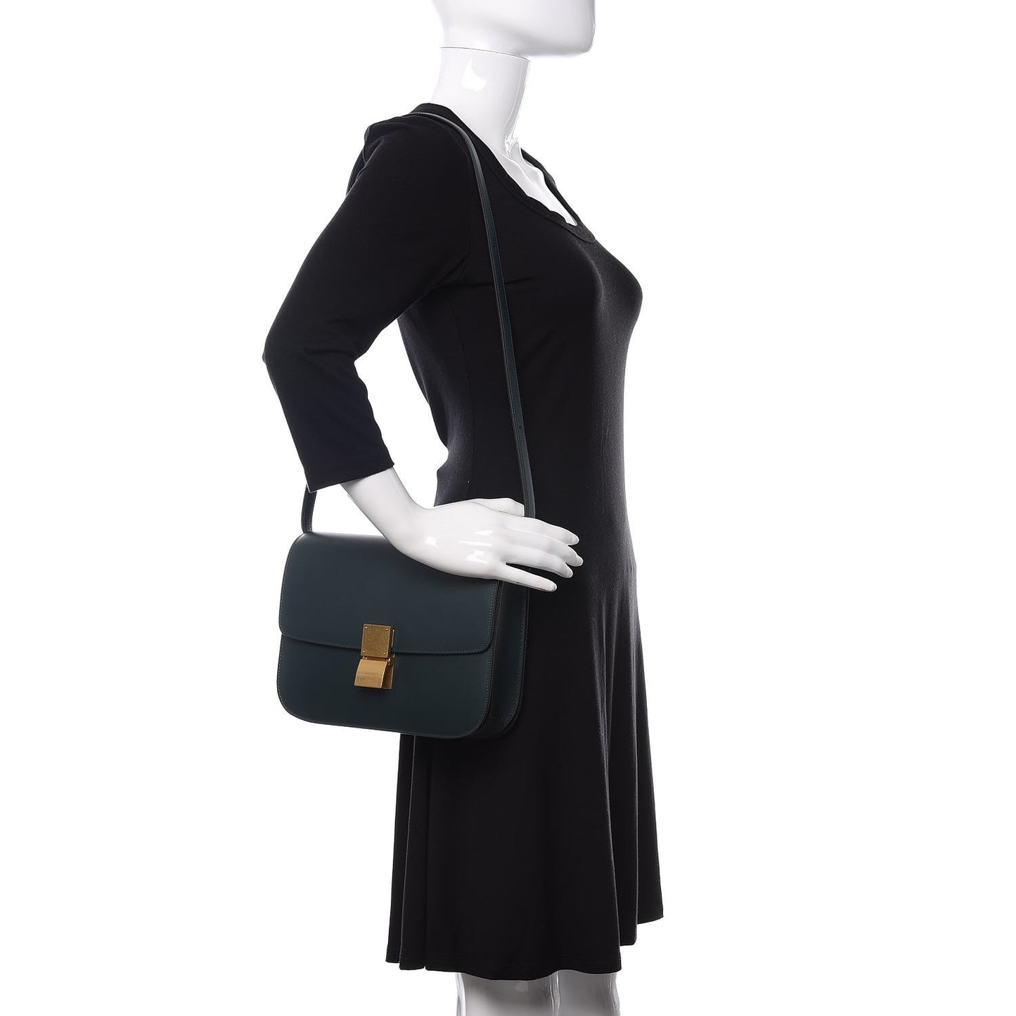 Box Calfskin Classic Box Medium Flap Bag Amazone