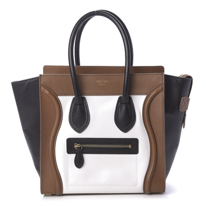 Celine Smooth Calfskin Micro Tri-Color Luggage Brown 1 of 10