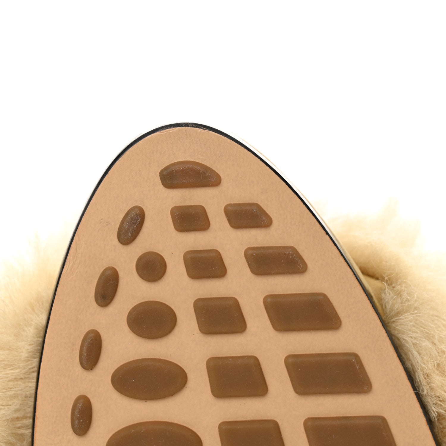 Bottega Veneta Shearling Lambskin Poodle Curve Sandals 40 Heirloom 9 of 12