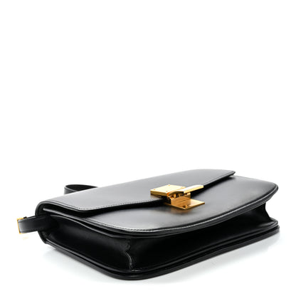 Celine Box Calfskin Medium Classic Box Flap Bag Black 4 of 12
