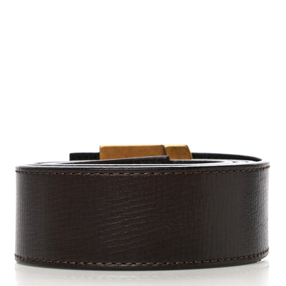 Louis Vuitton Calfskin Monogram LV Initiales Belt 100 40 Coffee 3 of 10