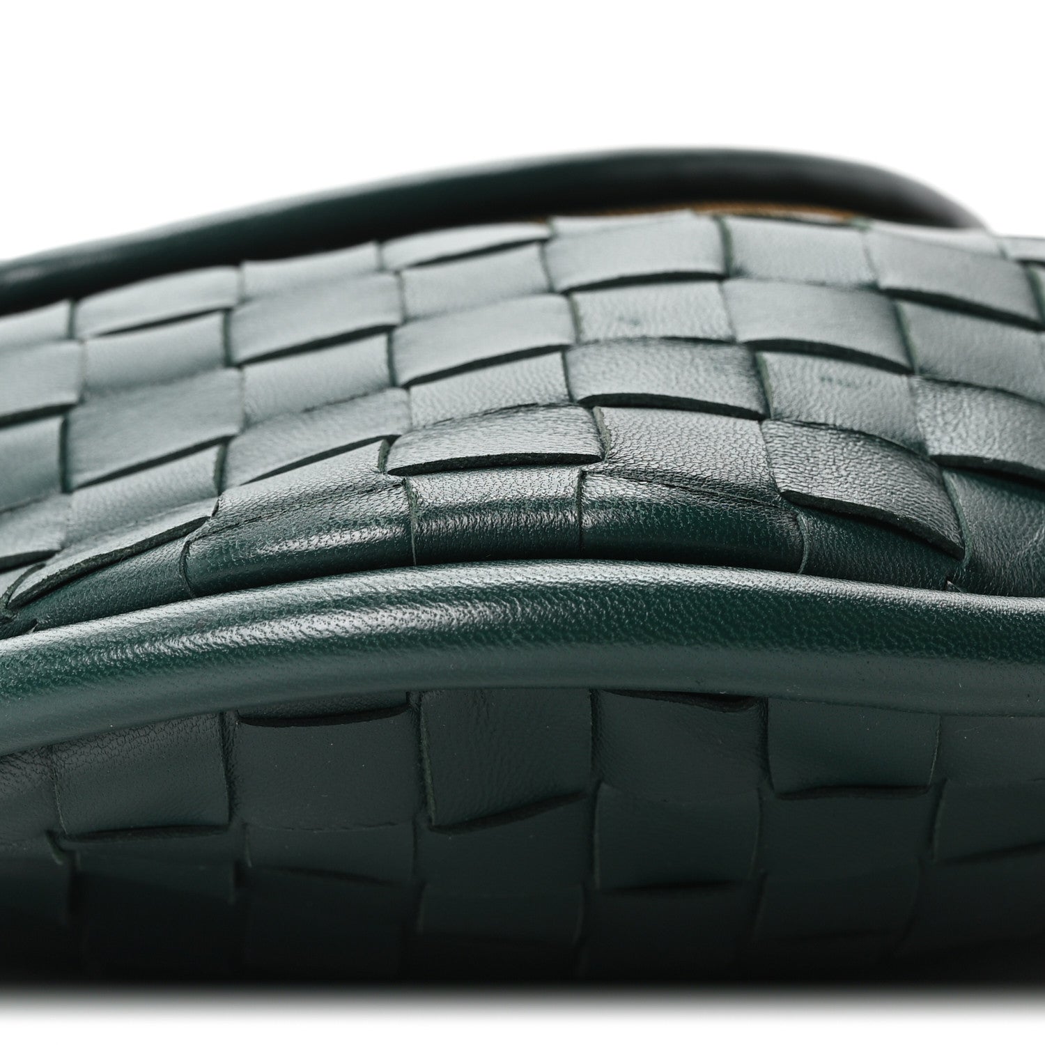 Bottega Veneta Nappa Intrecciato Medium Gemelli Emerald Green