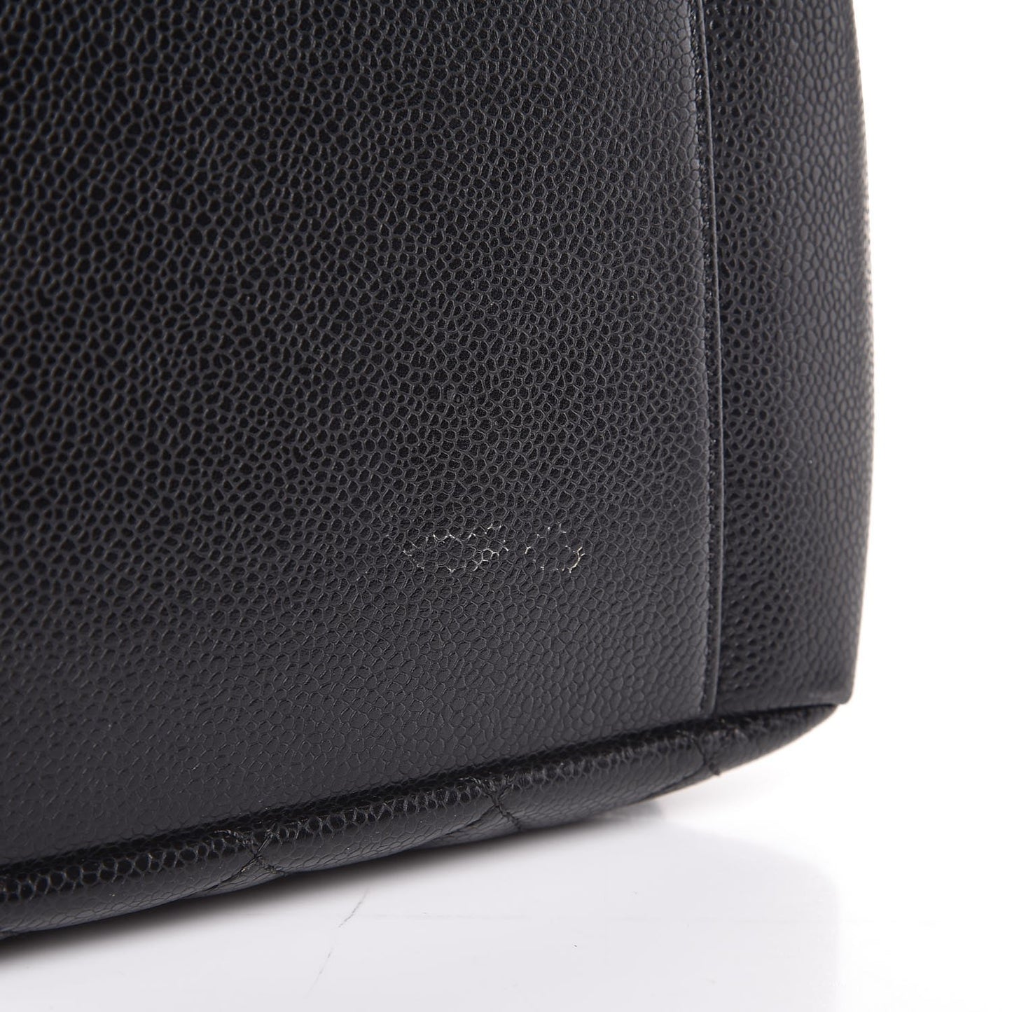 Caviar Quilted Grand Shopping Tote GST Black