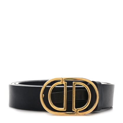 Christian Dior Calfskin CD Belt 90 Black 1 of 7