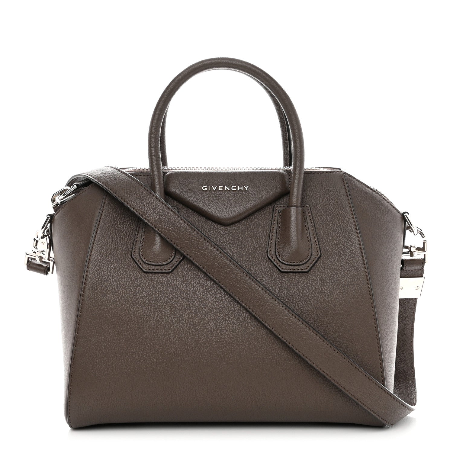 Givenchy Sugar Goatskin Small Antigona Heather Grey 1 of 9