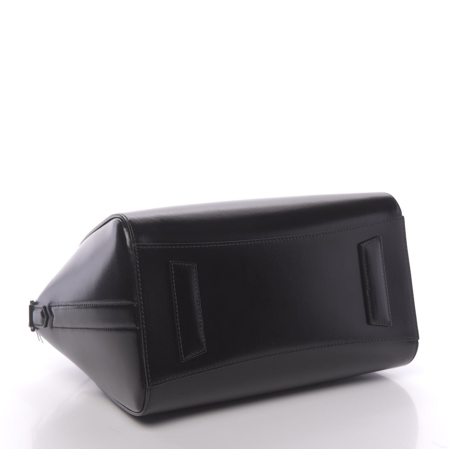 Shiny Lord Calfskin Small Antigona Black