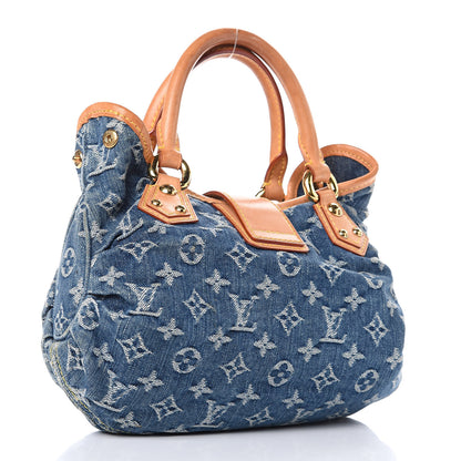 Louis Vuitton Monogram Denim Pleaty Blue 3 of 16