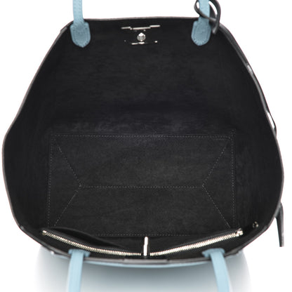 Louis Vuitton Calfskin Lockme Cabas Sky Black 12 of 14