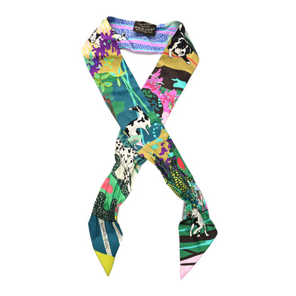 Hermes Silk En Liberte Twilly Vert Cyclamen Multicolor 1 of 4