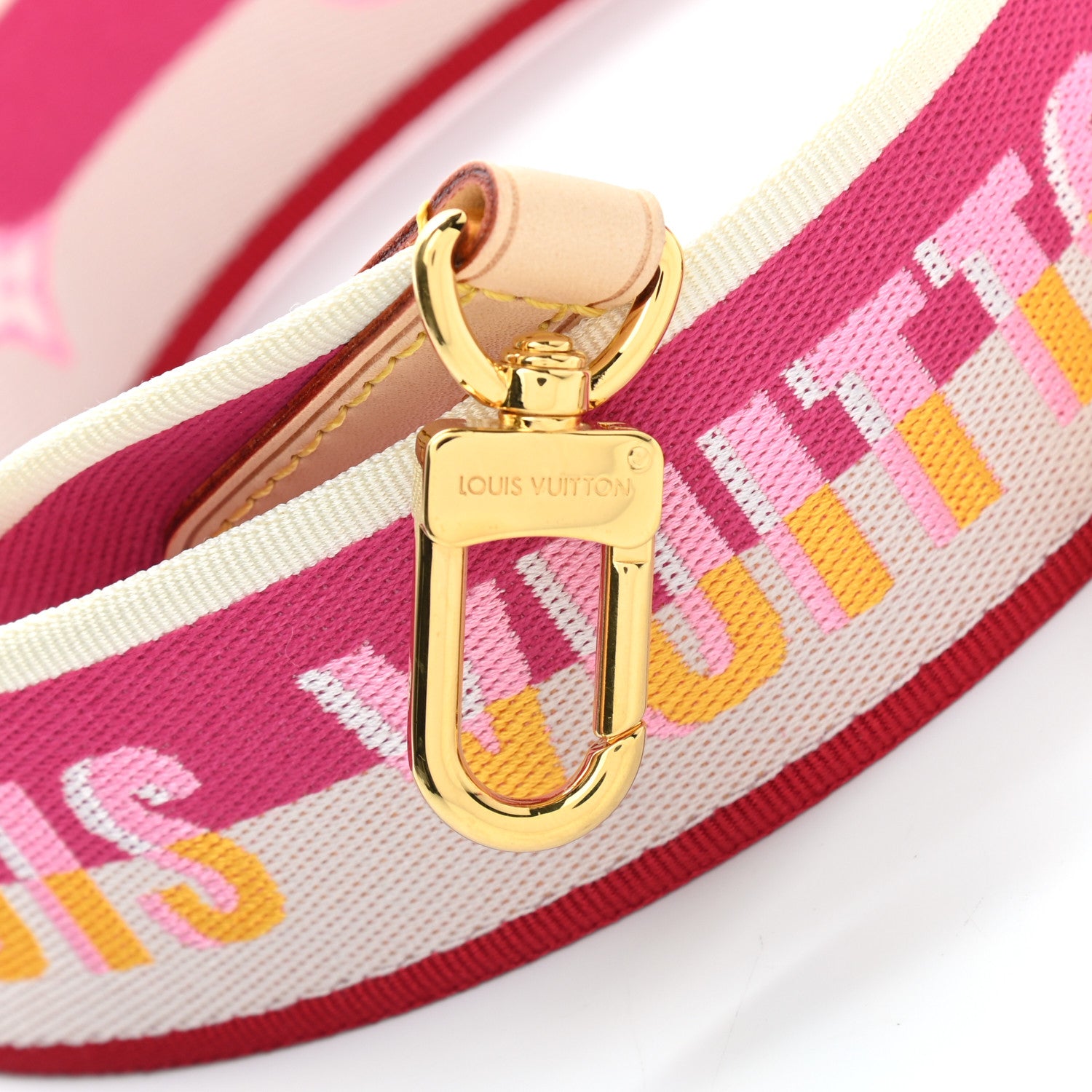 Louis Vuitton Jacquard Speedy Bandouliere 20 Shoulder Strap Fuchsia 4 of 4