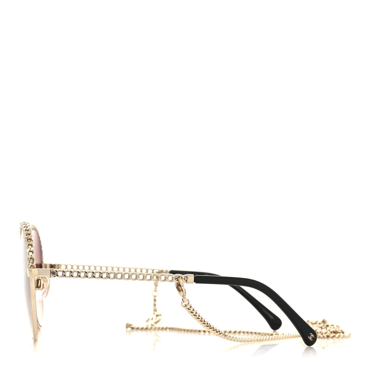 Chain Pantos Sunglasses 4242 Gold Brown