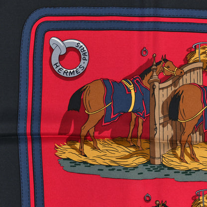 Hermes Silk Ecuries Scarf 90 2 of 4