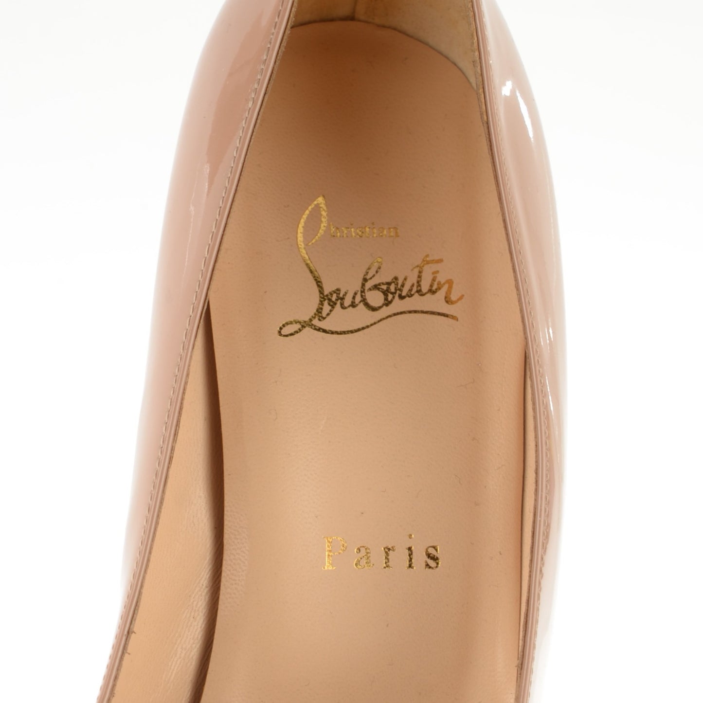 Patent New Simple 120 Pumps 38.5 Nude