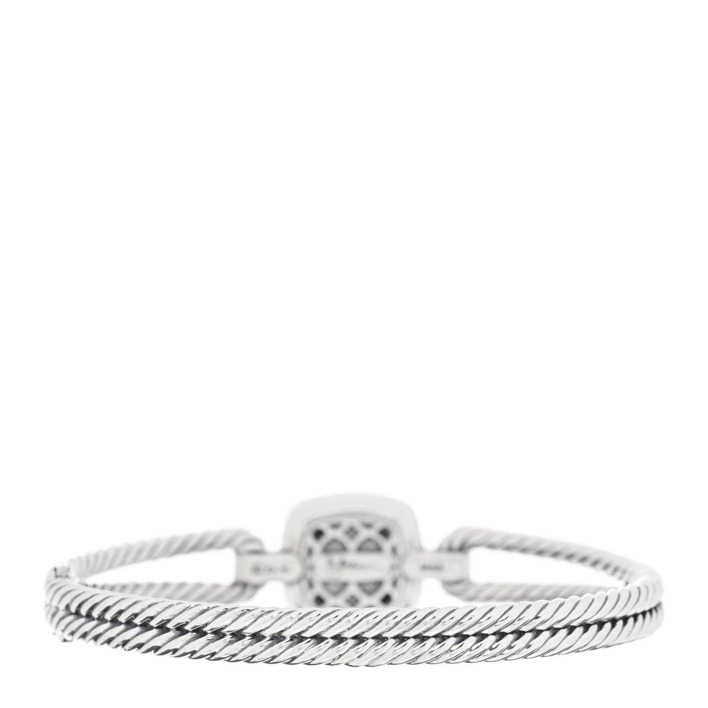 Sterling Silver Diamond Albion Cable Bracelet