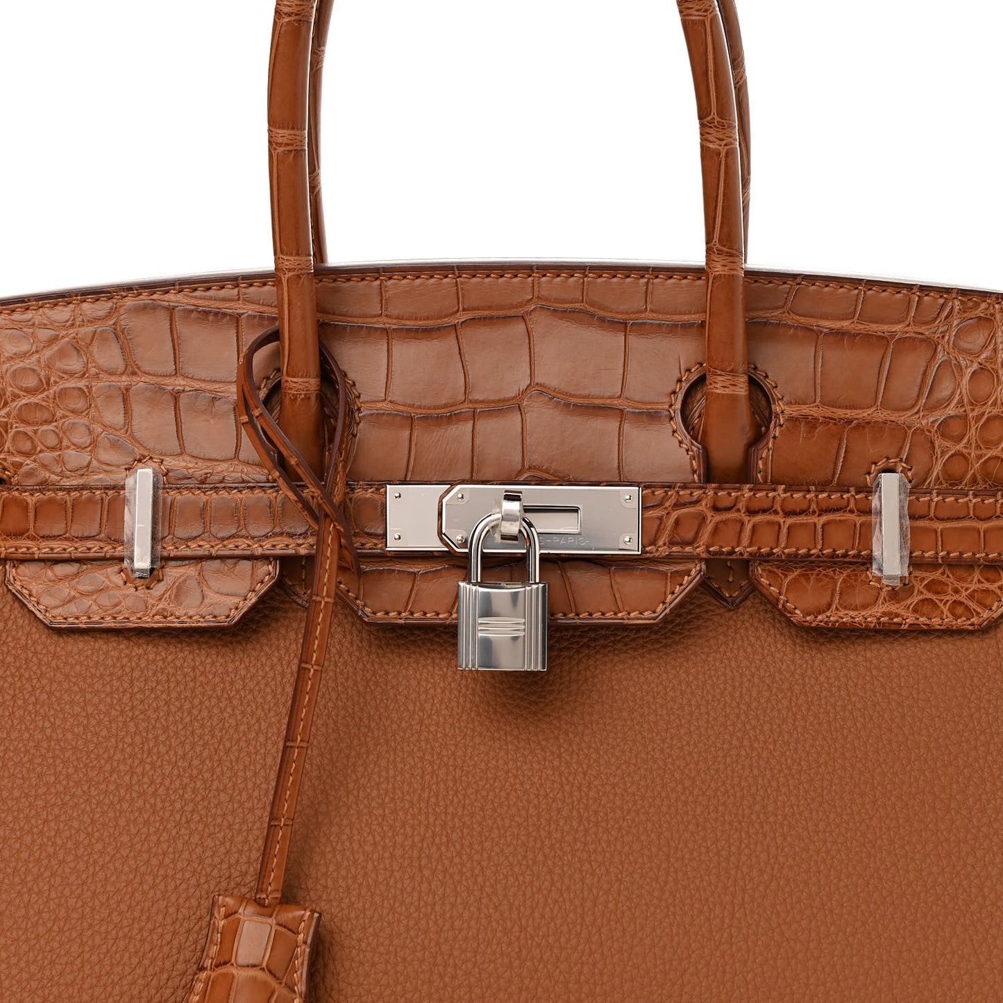 Togo Matte Alligator Birkin Touch 30 Gold