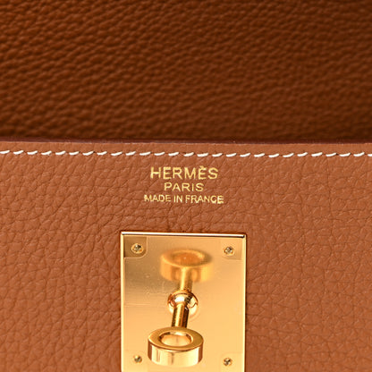 Hermes Togo Kelly Retourne 32 Gold 6 of 15