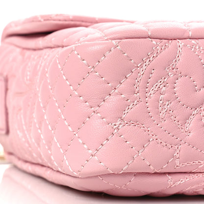 Versace Nappa Barocco Quilted Vanitas Medea Shoulder Bag Pink 7 of 8