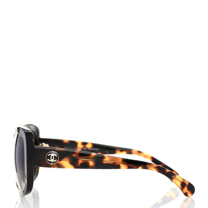 Chanel Acetate Polarized CC Sunglasses 5322 Marron Fonce 3 of 8