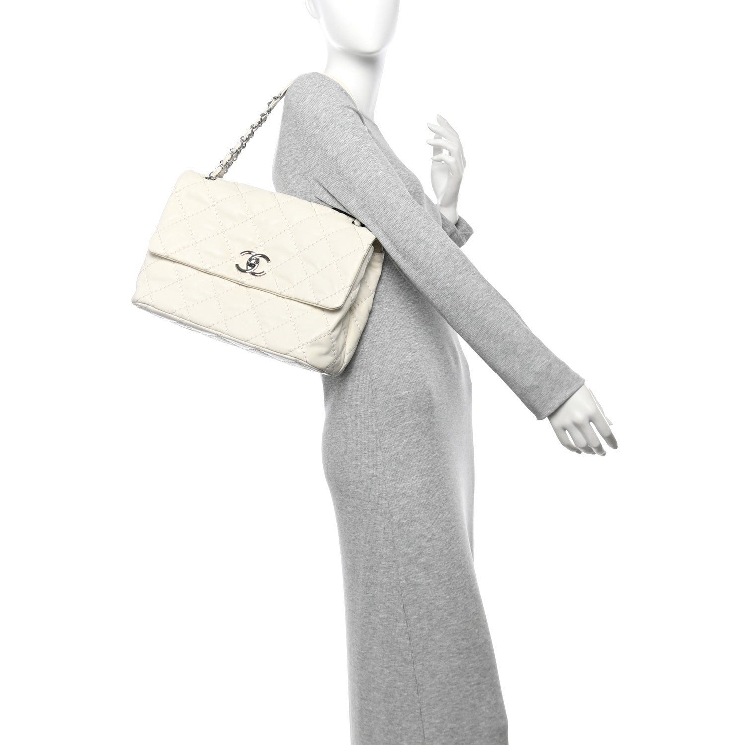 Chanel Calfskin Love Me Tender Flap White 2 of 10
