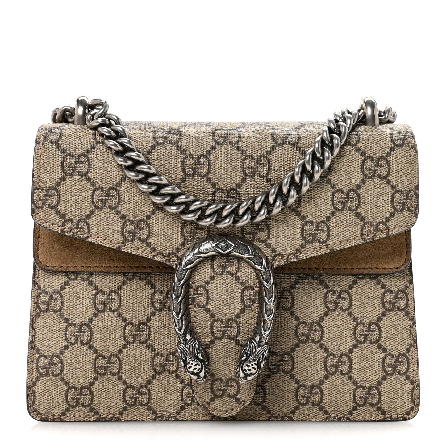GG Supreme Monogram Mini Dionysus Shoulder Bag Taupe