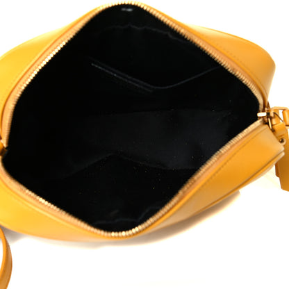 Saint Laurent Calfskin Matelasse Monogram Lou Camera Bag Safran 4 of 6