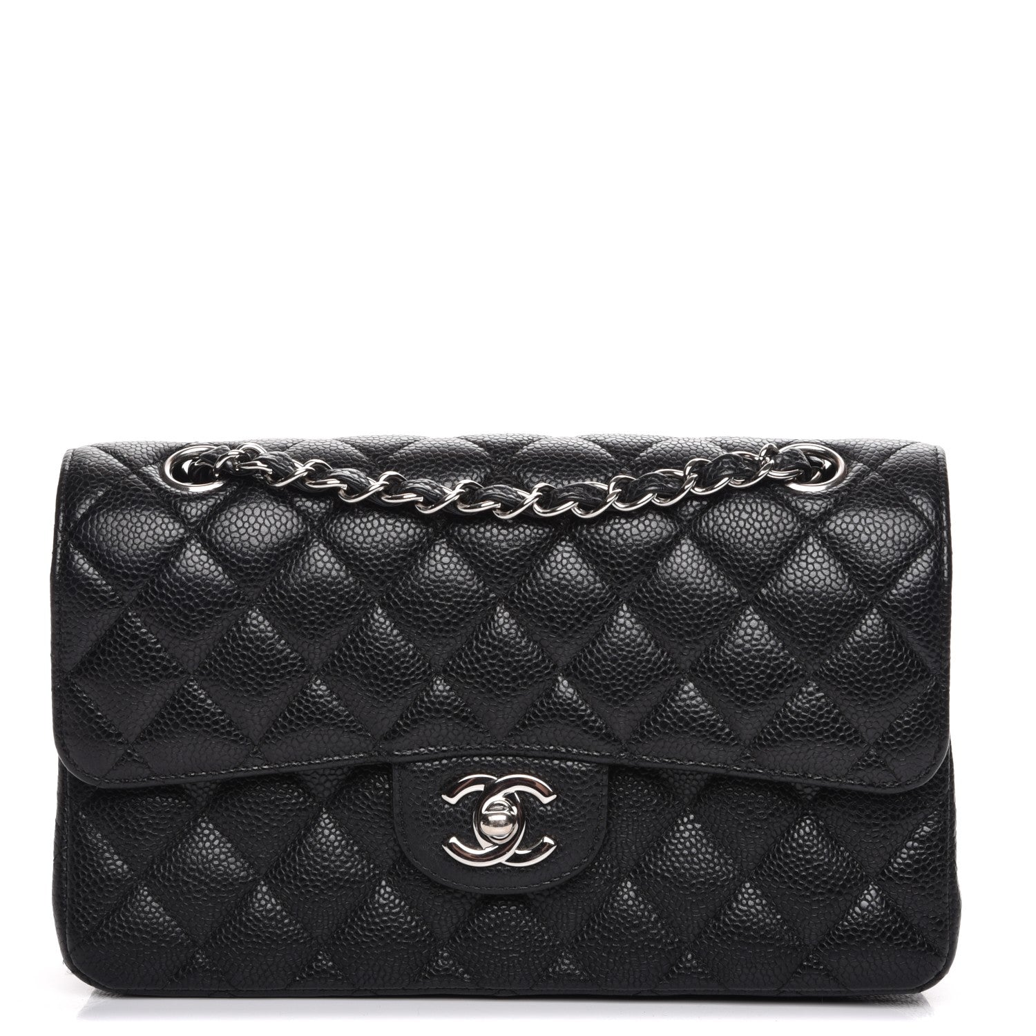 Chanel Caviar Quilted Small Double Flap Black 1 of 10