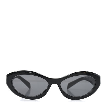 Prada Acetate Oval Sunglasses SPR 26Z Black 2 of 7