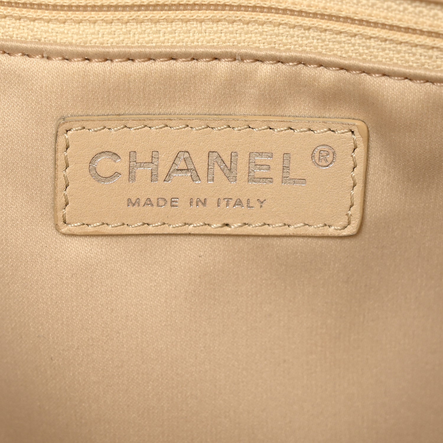 Chanel Caviar Quilted Grand Shopping Tote GST Beige Clair 6 of 9