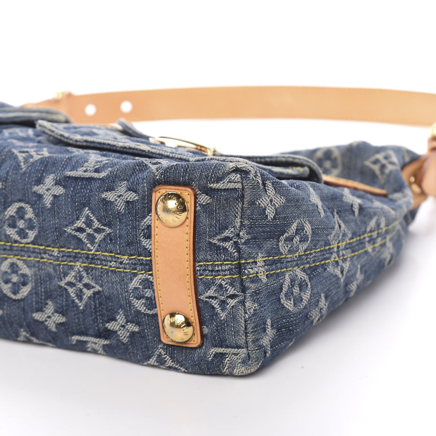 Monogram Denim Baggy PM Blue
