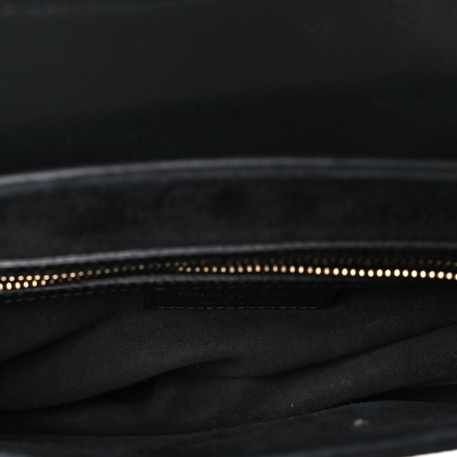 Christian Dior Grained Calfskin Saddle Bag Black 4 of 9