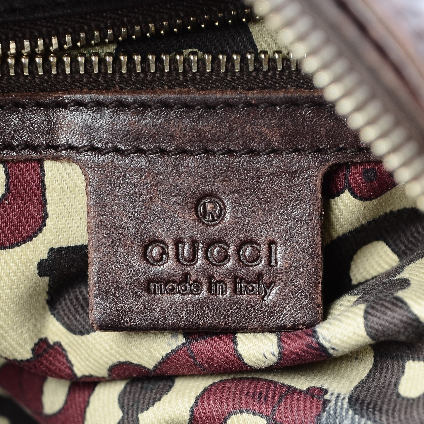 Guccissima Creole Hobo Chocolate
