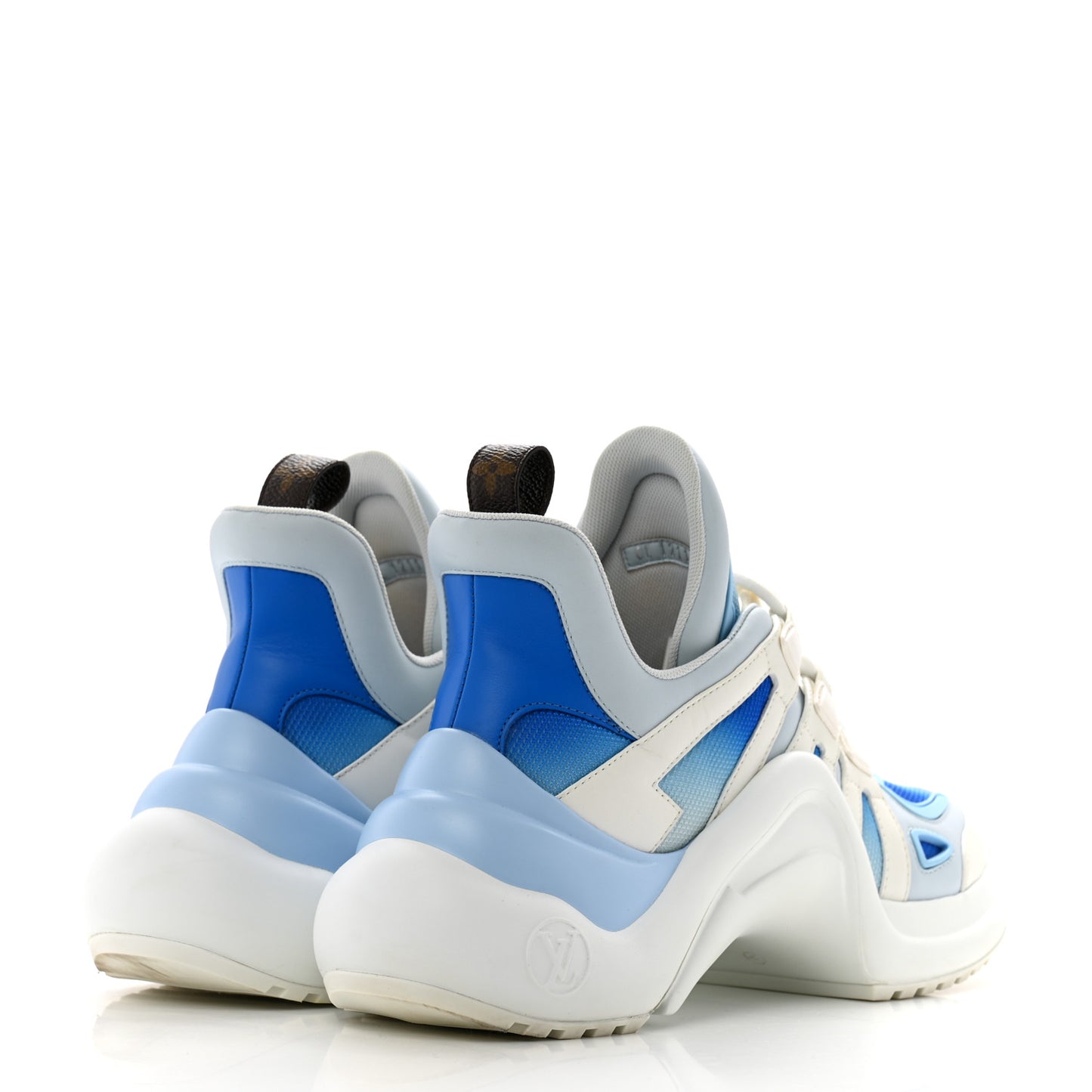 Calfskin LV Archlight Gradient Sneakers 41 Light Blue