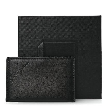 Saint Laurent Smooth Calfskin For You Mirror Card Case Black 8 of 8