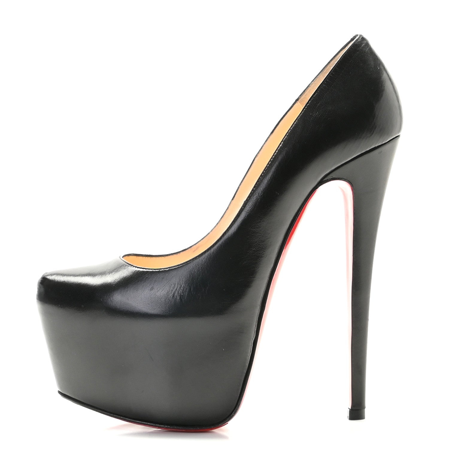 Christian Louboutin Kid Daffodile 160 Pumps 36 Black 1 of 14