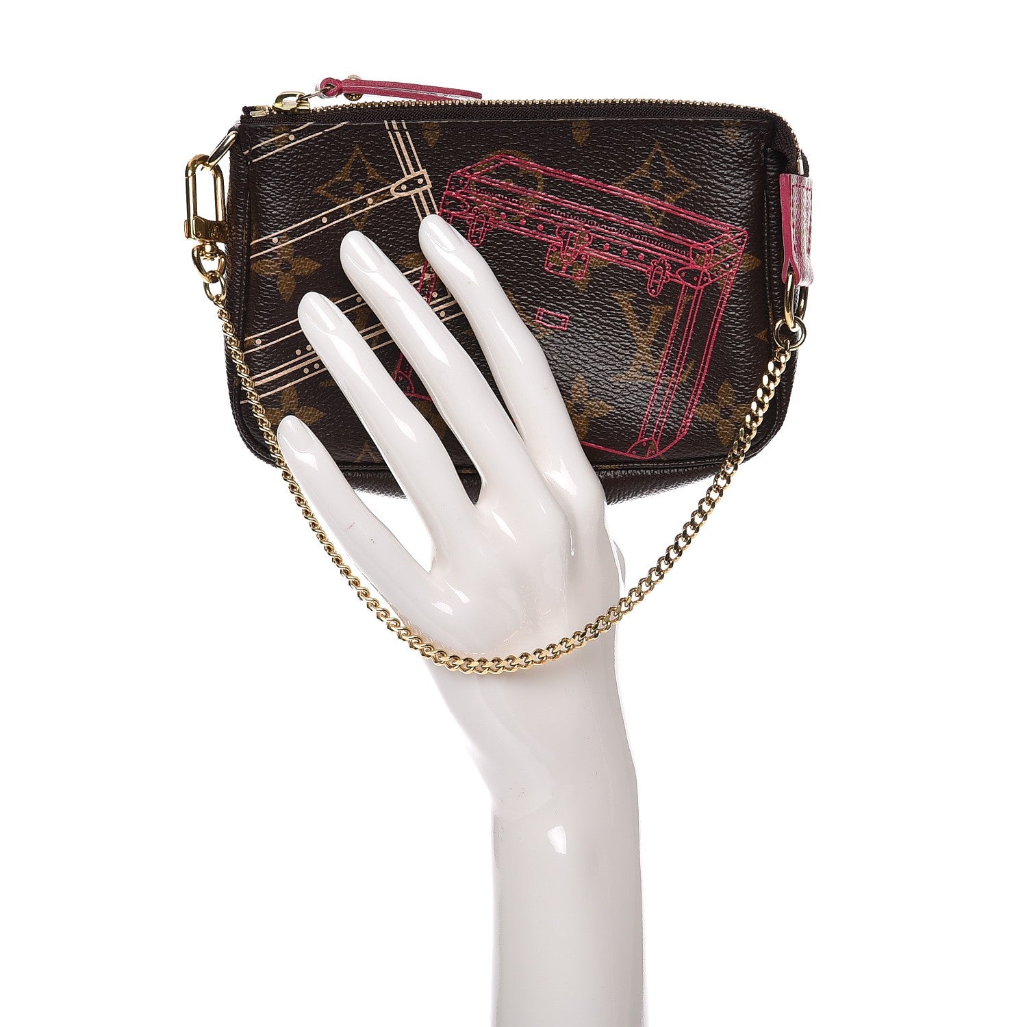 Louis Vuitton Monogram 2014 Christmas Animation Mini Pochette Accessories 2 of 8