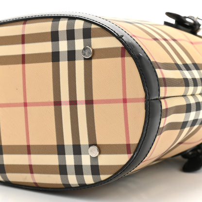 Burberry House Check Bucket Bag Black 6 of 15