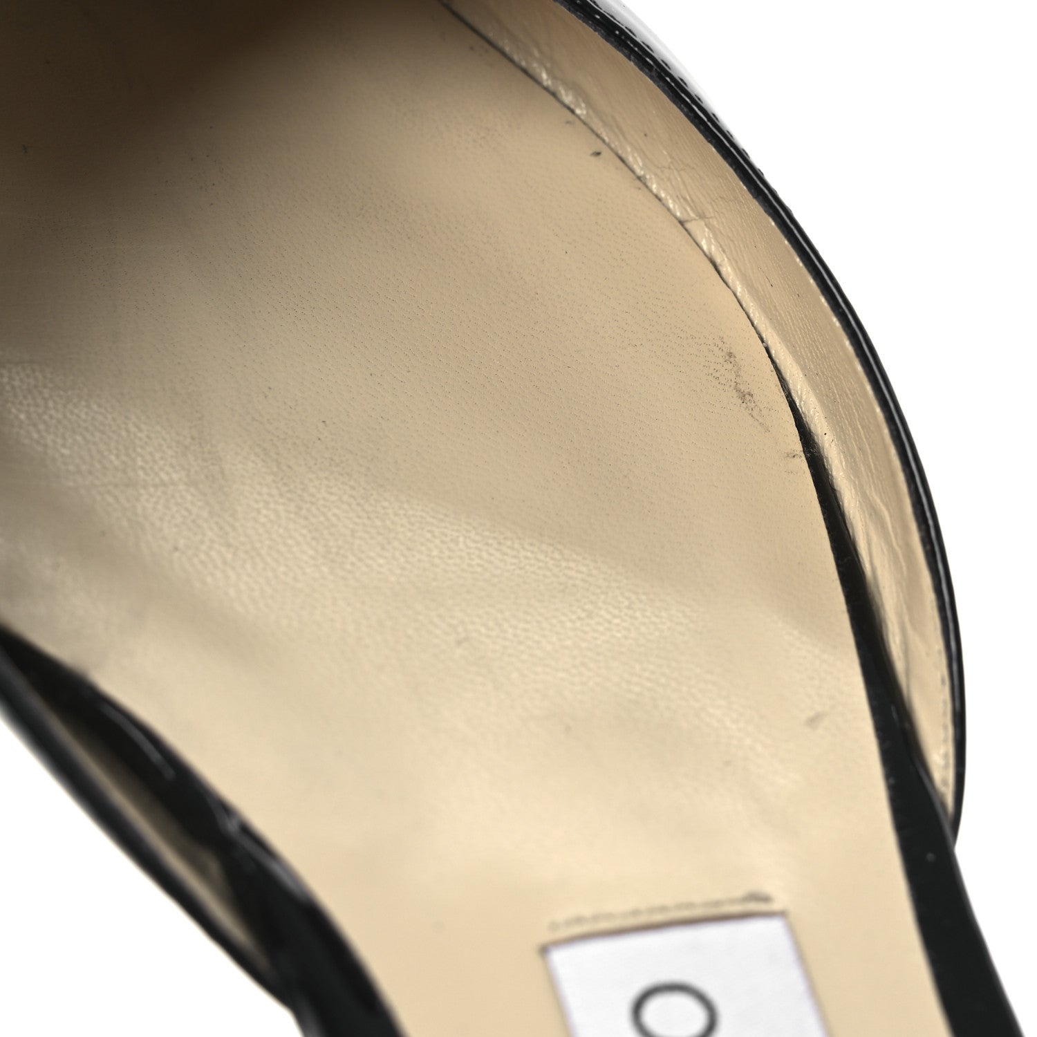 Jimmy Choo Patent Crystal Saeda Flats 38 Black 12 of 13