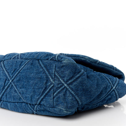 Chanel Denim Quilted Large Chanel 19 Flap Blue 10 of 10