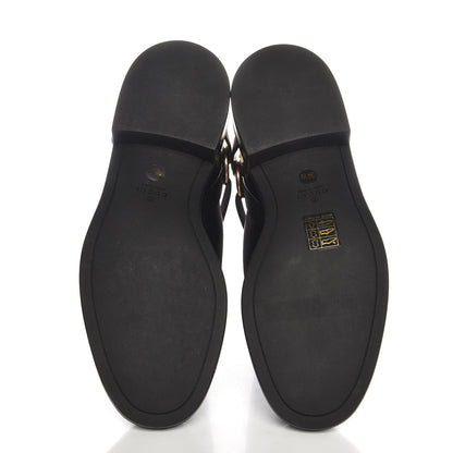 Gucci Calfskin Tess Horsebit Ankle Boots 34.5 Black 5 of 7