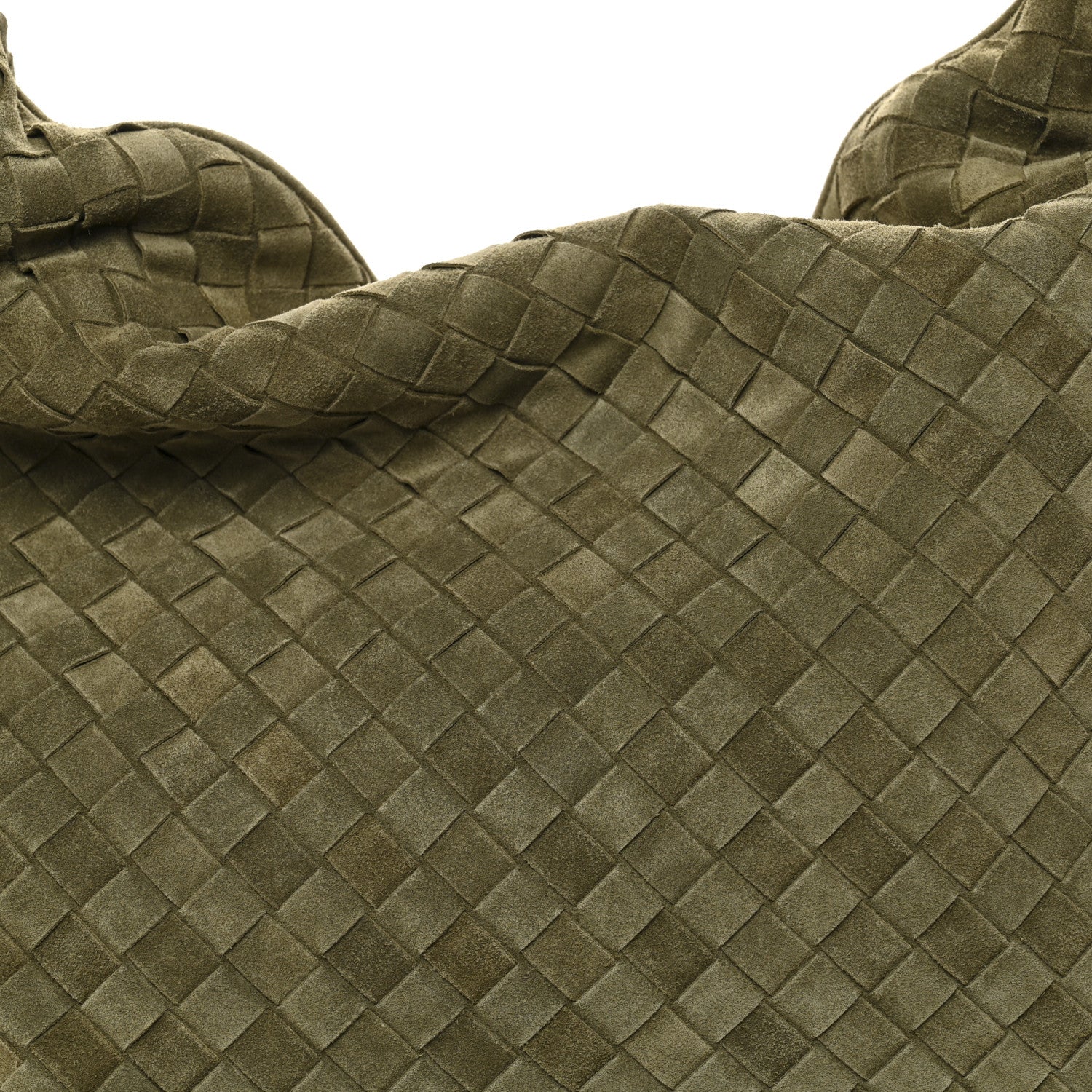 Bottega Veneta Suede Intrecciato Large Hop Mud 7 of 9