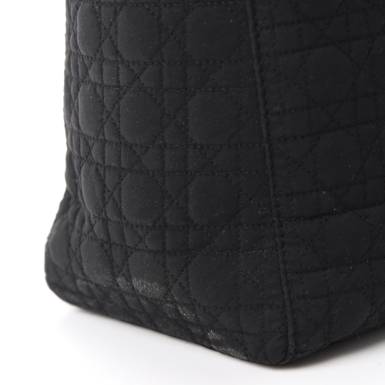 Christian Dior Nylon Cannage Medium Lady Dior Black 10 of 11