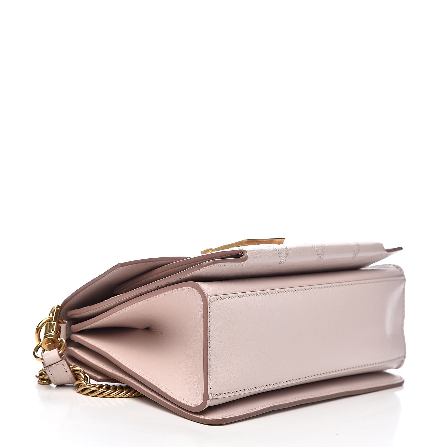 Givenchy Goatskin Quilted Small GV3 Shoulder Bag Natural 4 of 10