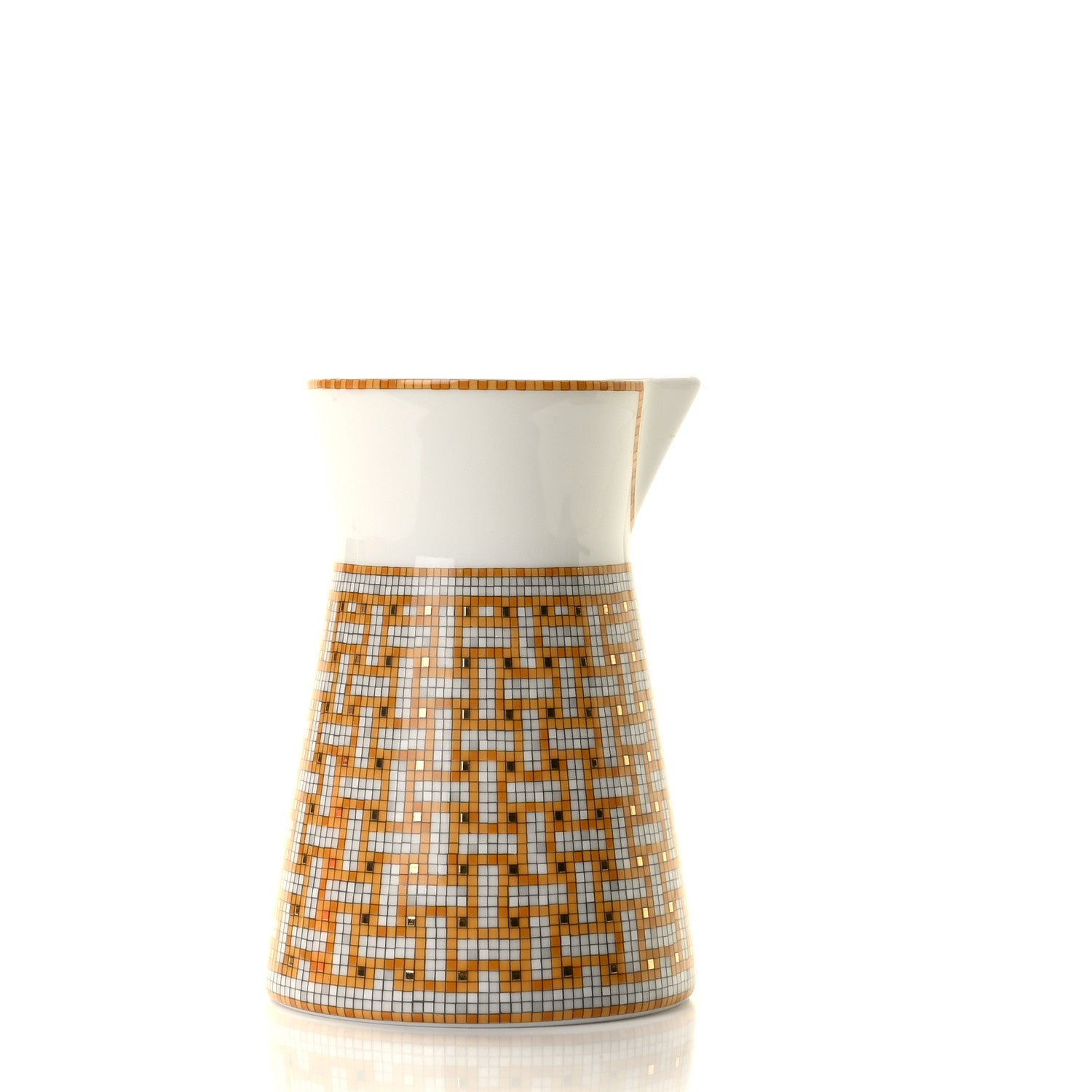 Hermes Mosaique Au 24 Porcelain Creamer 10 Fl. Oz 1 of 4