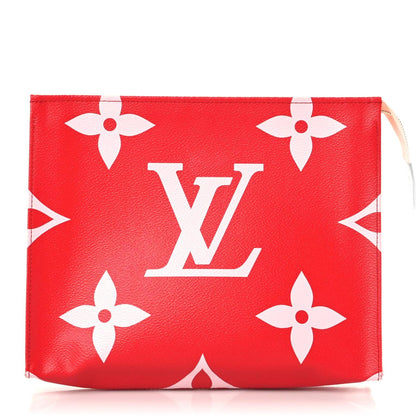 Louis Vuitton Monogram Giant Toiletry Pouch 26 Rouge 1 of 13