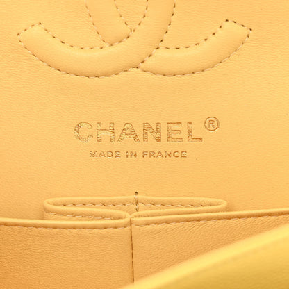 Chanel Caviar Quilted Small Double Flap Yellow 6 of 11