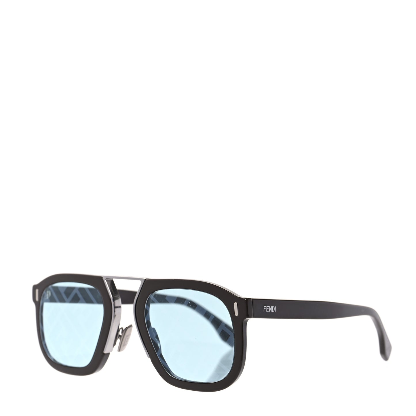 Acetate FF Aviator Sunglasses FF M0105/S Black Blue