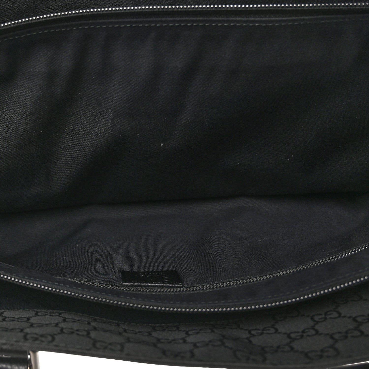 Gucci Nylon Monogram Executive Bag Black 6 of 11