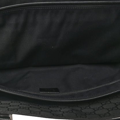 Gucci Nylon Monogram Executive Bag Black 6 of 11